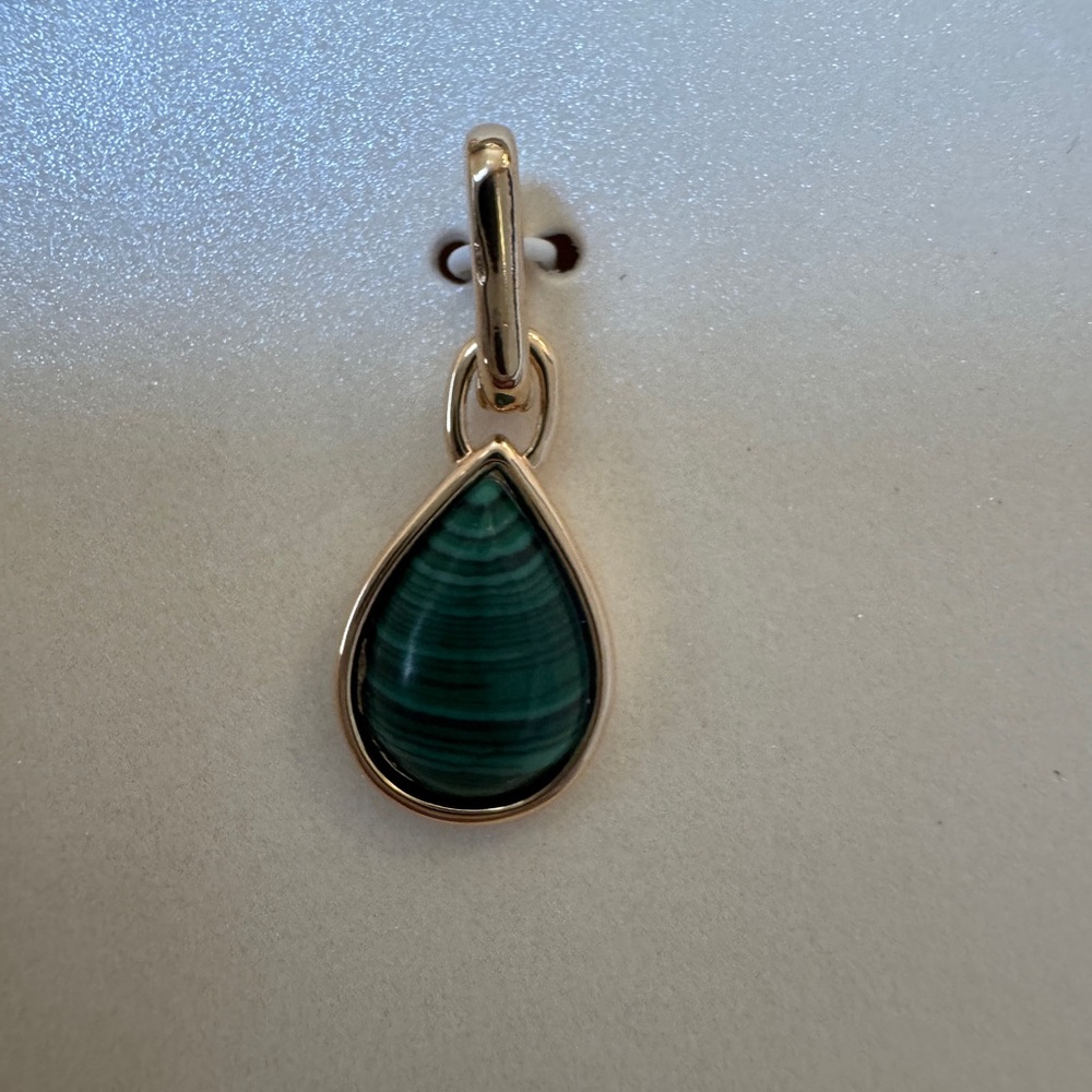 NWT 3 CHARMS w extra clasp Elephant 4 Leaf Clover Green Luck charm ON 34th - Picture 6 of 12